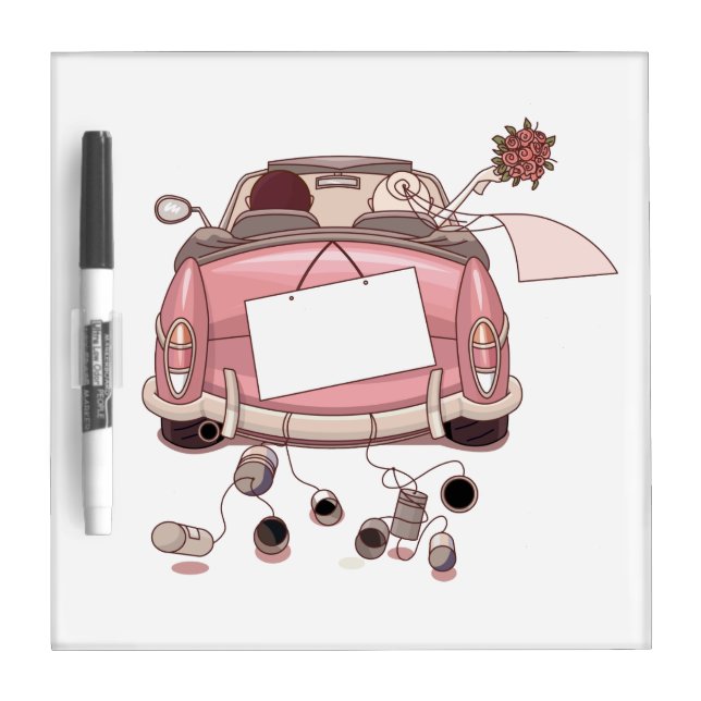 wedding car Dry-Erase board (Front)