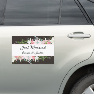 Wedding Car Magnet-Just Married       Magnet