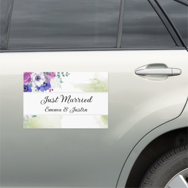 Wedding Car Magnet-Just Married      Magnet (In Situ)