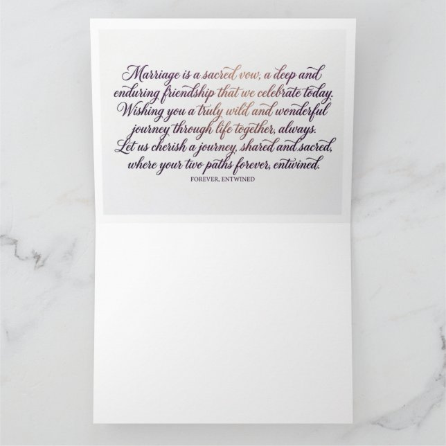 Wedding Card (Inside)