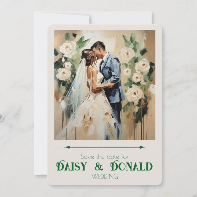 " WEDDING CARD " (Front)