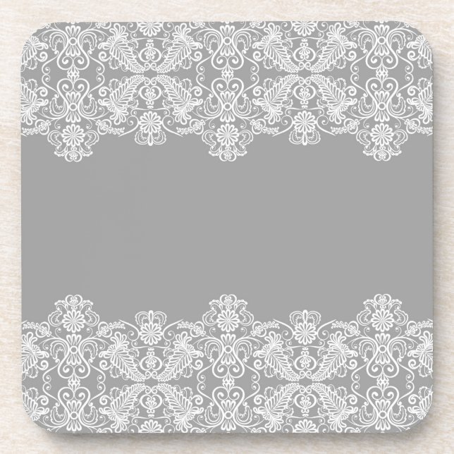 Wedding Card Beverage Coaster (Front)