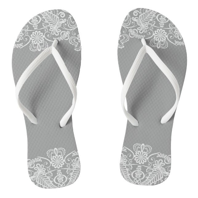 Wedding Card Flip Flops (Footbed)
