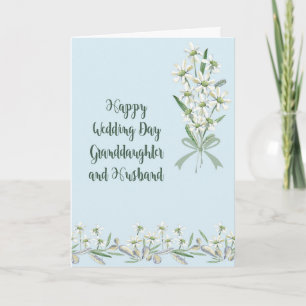 Wedding Card for Granddaughter and Husband