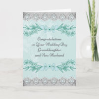 Wedding Card for Granddaughter & New Husband