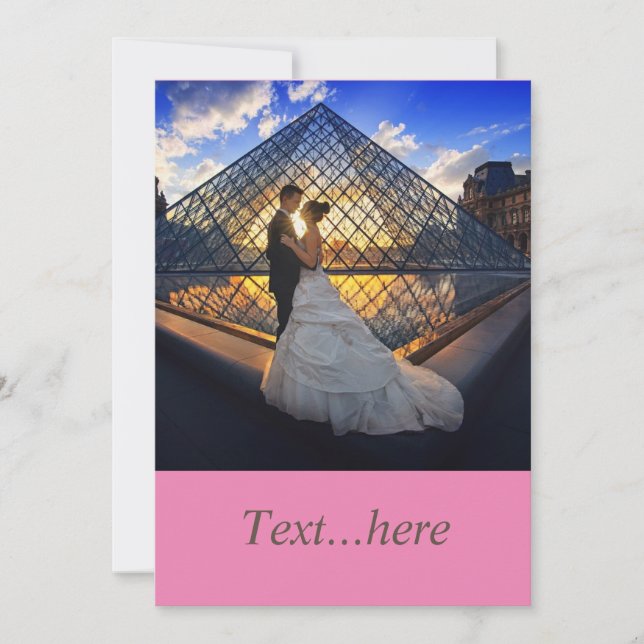 Wedding Card Instant Download Template (Front)