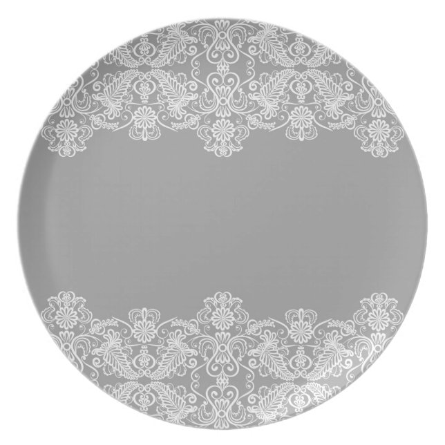 Wedding Card Melamine Plate (Front)