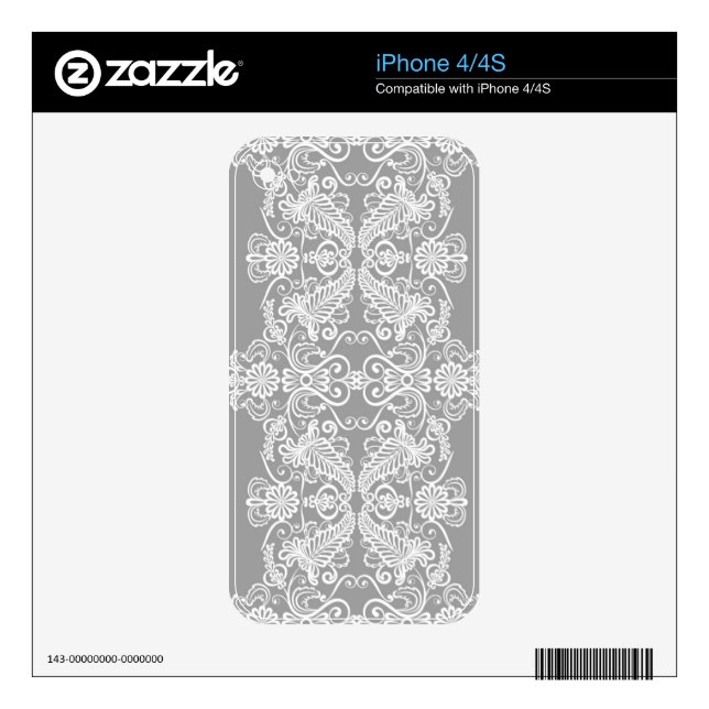 Wedding Card Skin For iPhone 4S (Product)