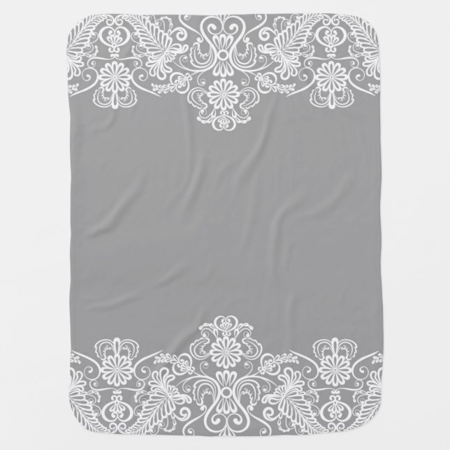 Wedding Card Swaddle Blanket (Front)