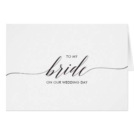 Wedding Card To Bride, Keepsake, Love Note