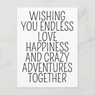 Wedding card / Wishing You Endless Love, Happiness