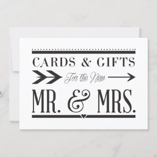 Wedding Cards & Gifts Sign