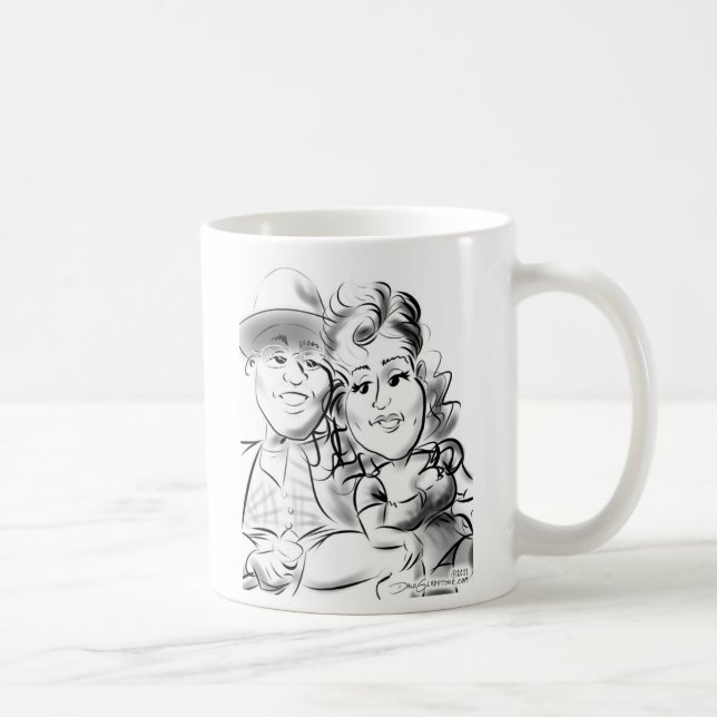 Wedding Caricature Mug 8/21/11a (Right)