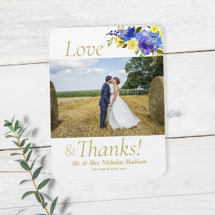 Wedding Carolina Classic Blue Magnet