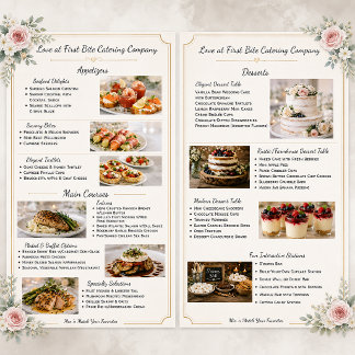 Wedding Catering Company | Menu