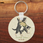 Wedding Cats Keychain (Front)