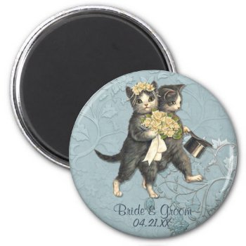 Wedding Cats Magnet by SpiceTree_Weddings at Zazzle