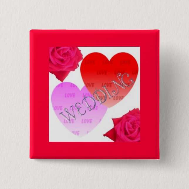 WEDDING CELEBRATION BUTTON (Front)