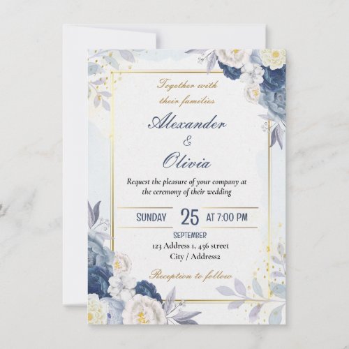 Wedding Celebration Inspiration Invitation