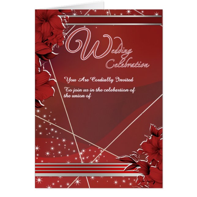 Wedding Celebration Invitation (Front)