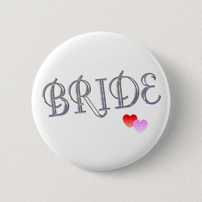 WEDDING CELEBRATION PINBACK BUTTON (Front)