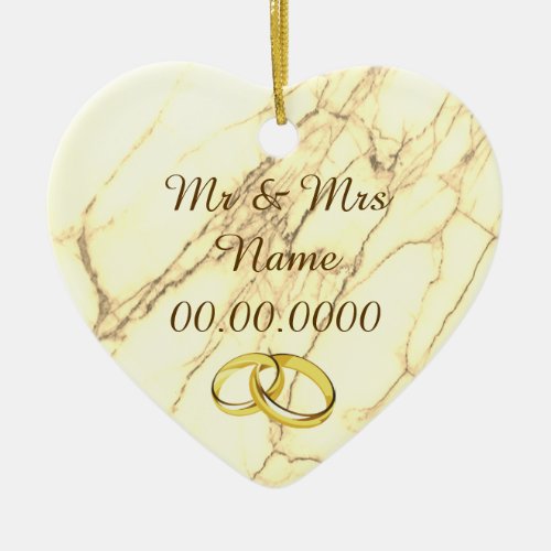 Wedding Ceramic Ornament