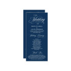 Wedding Ceremony, Classy Elegance Navy Blue,
