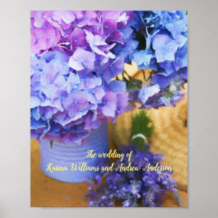 Wedding Ceremony Engagement Floral Flower Poster