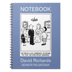 Wedding Ceremony Request, Add Choice of Name. Notebook