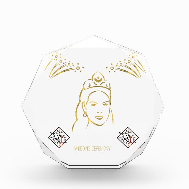 wedding ceremony style photo block (Front)