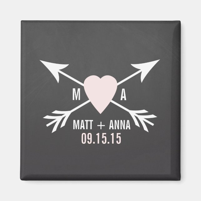 Wedding Chalkboard Magnets (Front)