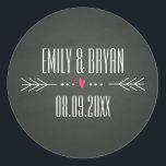 Wedding Chalkboard Sticker<br><div class="desc">Wedding Chalkboard Sticker. If you have any questions or requests please contact me.</div>