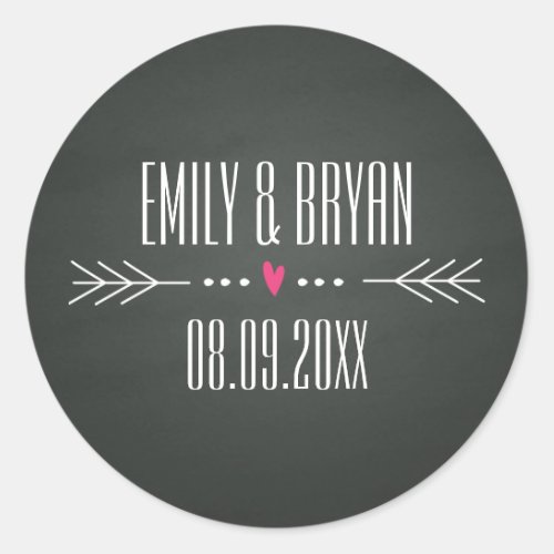 Wedding Chalkboard Sticker