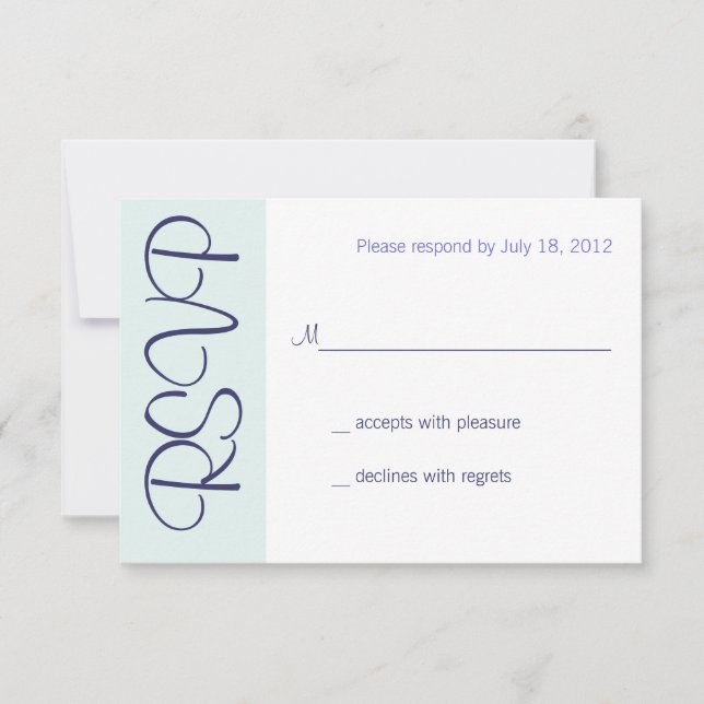Wedding Champagne Toast RSVP (Front)