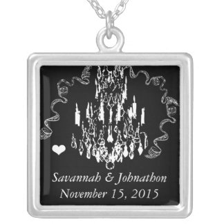 Wedding Chandelier Anniversary Necklace