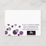 Wedding Charity Favor Card &amp; Place Setting at Zazzle