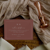 Wedding Charity In Lieu of Favors Enclosure Card