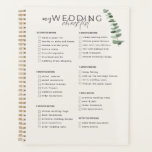 Wedding Checklist Planner<br><div class="desc">The Perfect planner with a front wedding checklist so the soon to be bride can be on the top of things and avoid the bridezilla syndrome! You can personalize each batch of the checklist or leave it as it is, but do not forget to personalise with your names and wedding...</div>