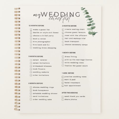 Wedding Checklist Planner