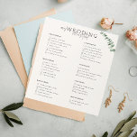 Wedding Checklist Planner Notepad<br><div class="desc">The Perfect planner with a front wedding checklist so the soon to be bride can be on the top of things and avoid the bridezilla syndrome! You can personalize each batch of the checklist or leave it as it is, but do not forget to personalise with your names and wedding...</div>