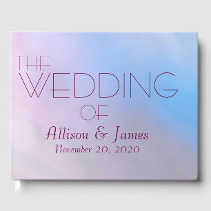 Wedding cherry customizable guest book
