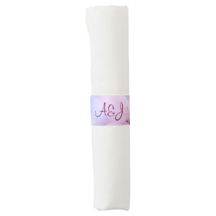 Wedding cherry customizable napkin bands