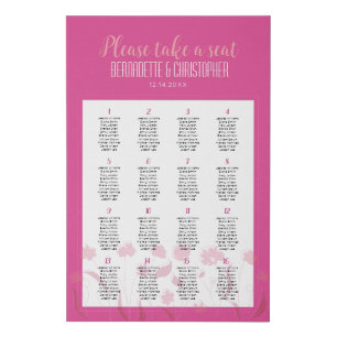 Wedding Chic Modern Elegant Simple Lavender Purple Faux Canvas Print