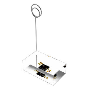 Wedding Chic Monogram  Place Card Holder