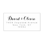 Wedding Chic Return Address Rubber Stamp