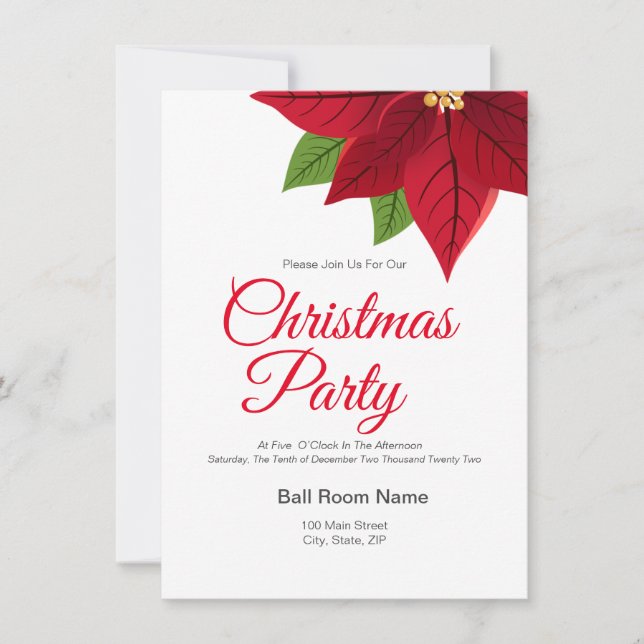 Wedding Christmas Invitation (Front)