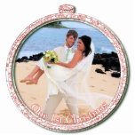 Wedding Christmas Ornament Our 1st Christmas<br><div class="desc">See more Christmas Designs by Sandra  


 








 


See more Christmas Designs by Sandra</div>