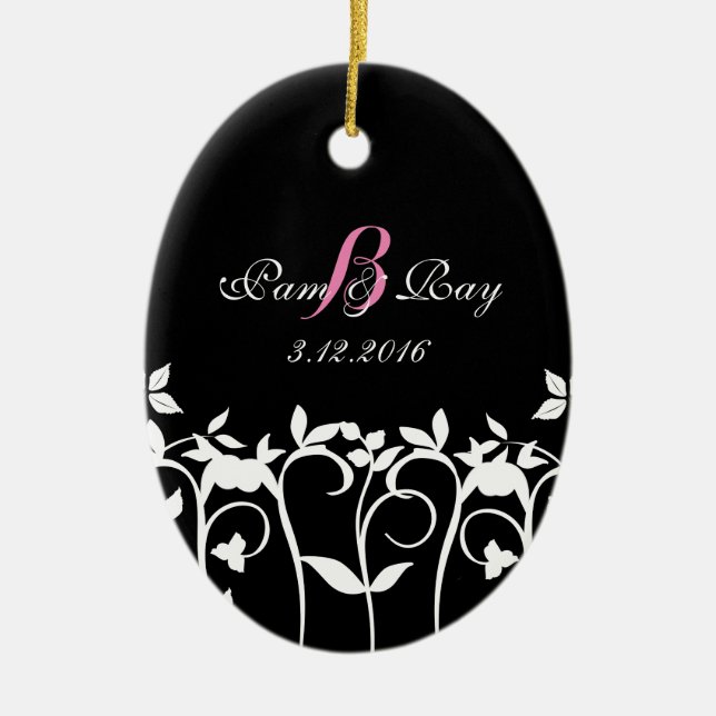 Wedding Christmas Ornament - Unique Keepsake (Front)