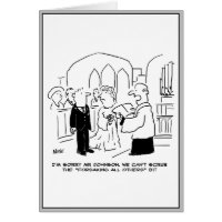 Wedding Church Service Vicar Can't Scrub Vows