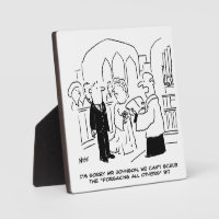 Wedding Church Service Vicar Can't Scrub Vows Plaque